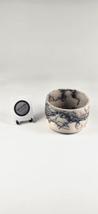 Vasija Baja de Barro “Naked Raku”