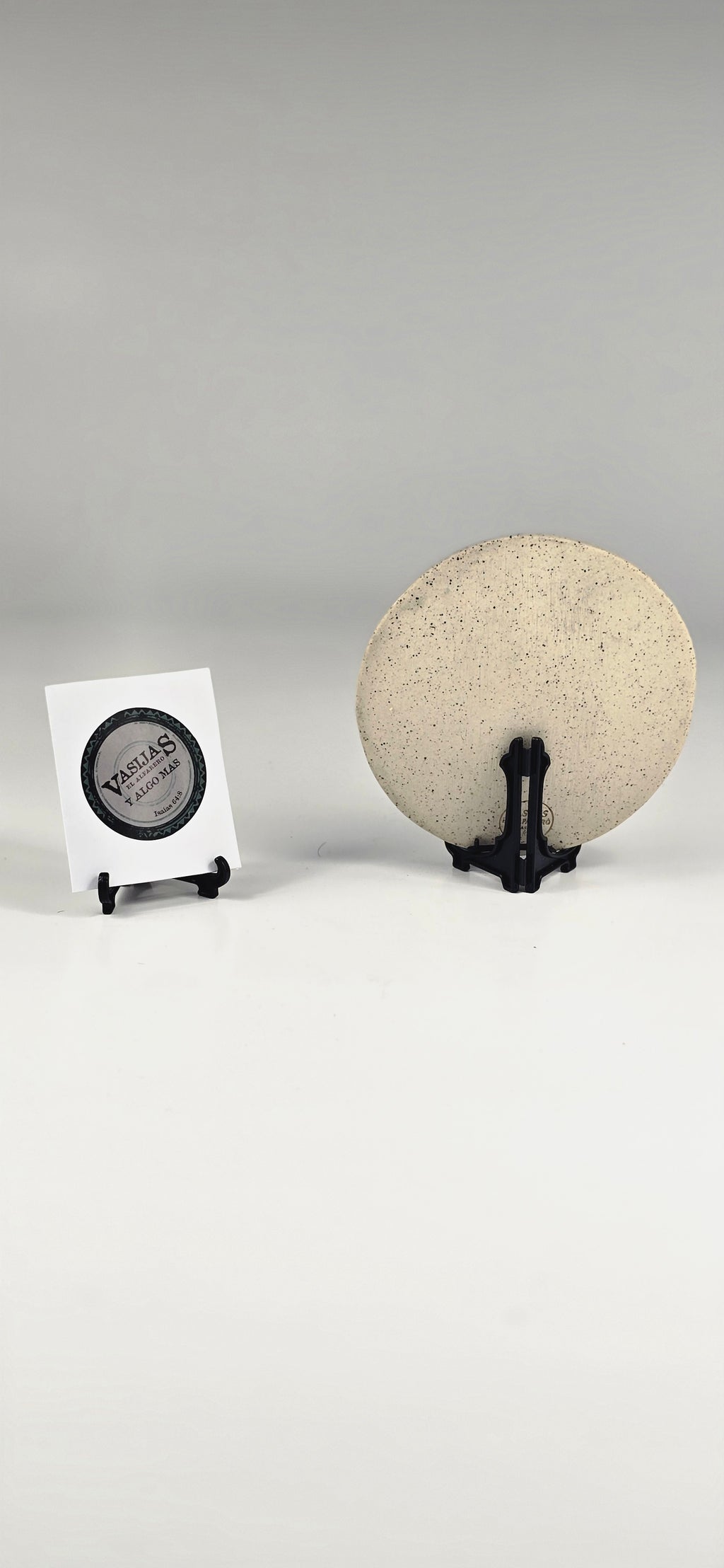 Plato de Barro Artesanal “Mi Identidad está en Cristo”