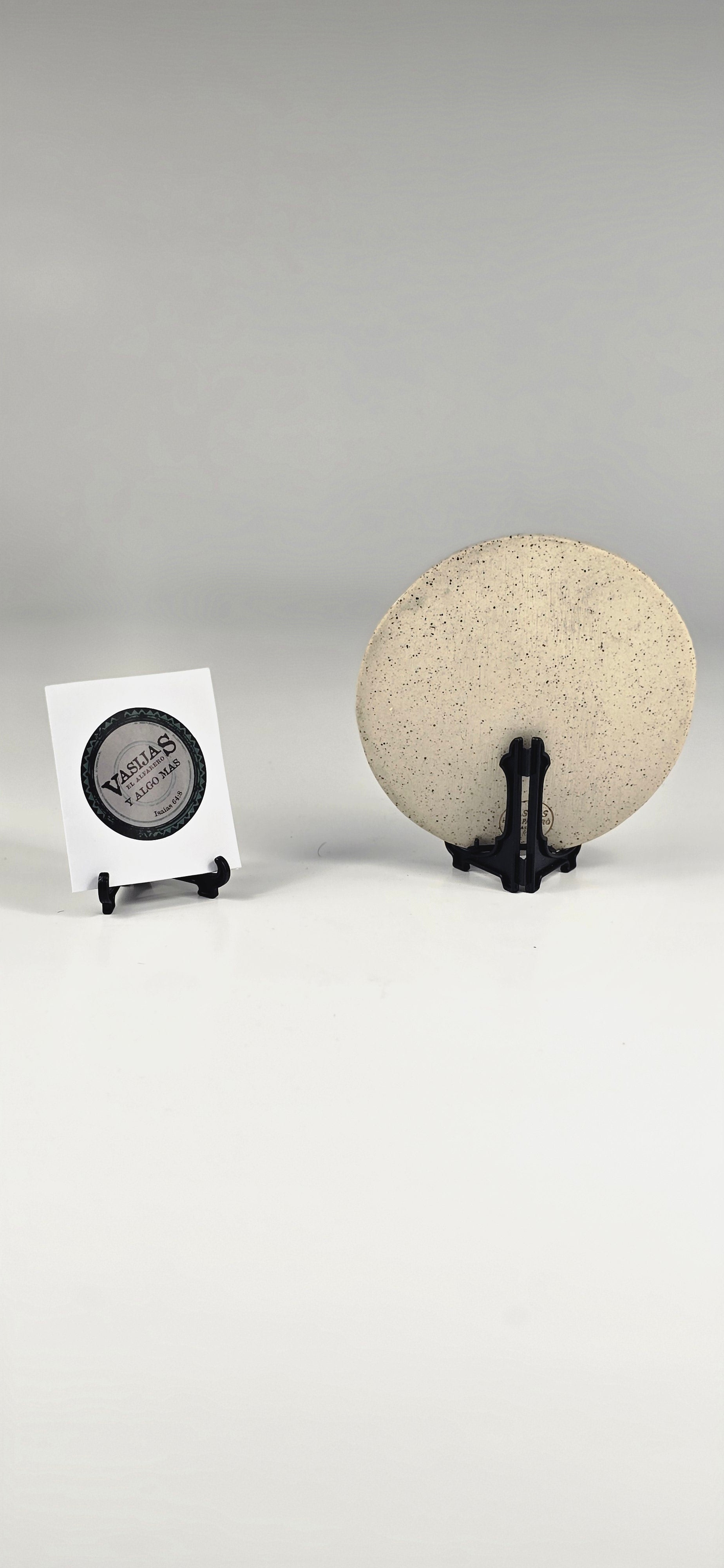 Plato de Barro Artesanal “Mi Identidad está en Cristo”